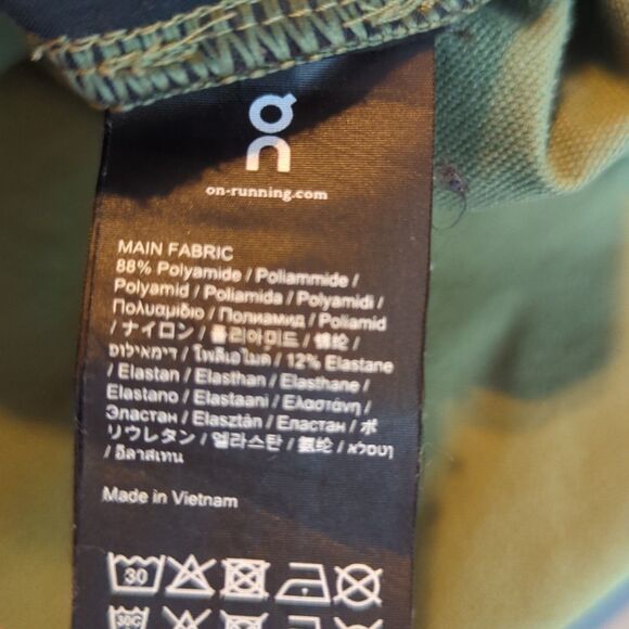 On Cloud On Running Active Pants Mens Large Olive Green Stretch Workout - Picture 10 of 10